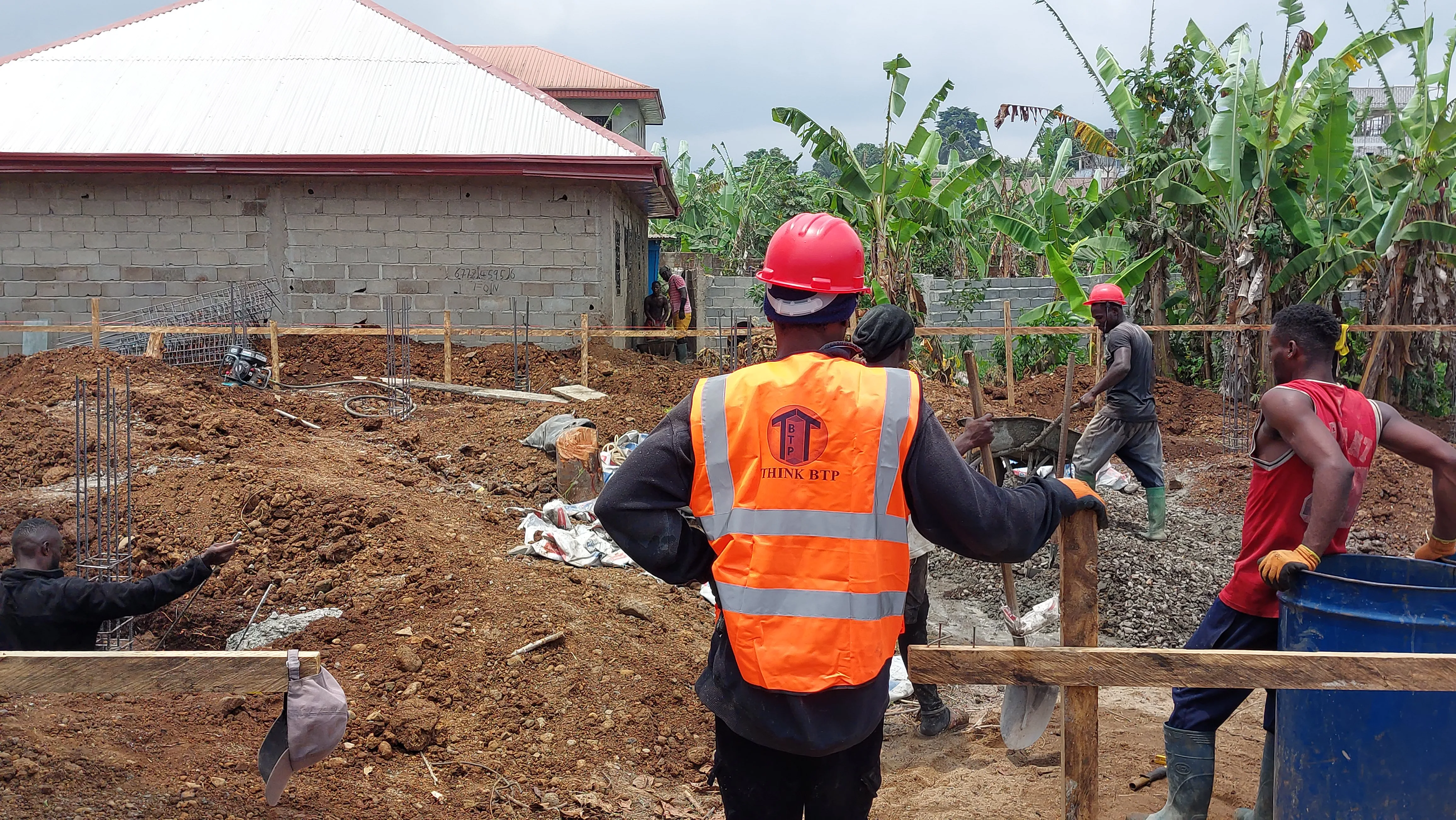 Building construction site