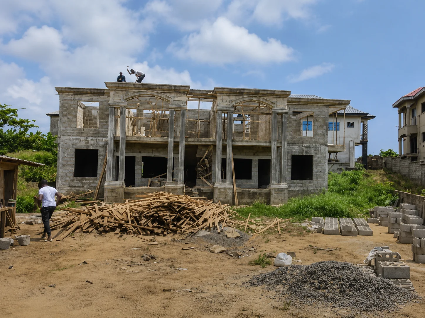 Mr Mohammad G+1 Residence project progress