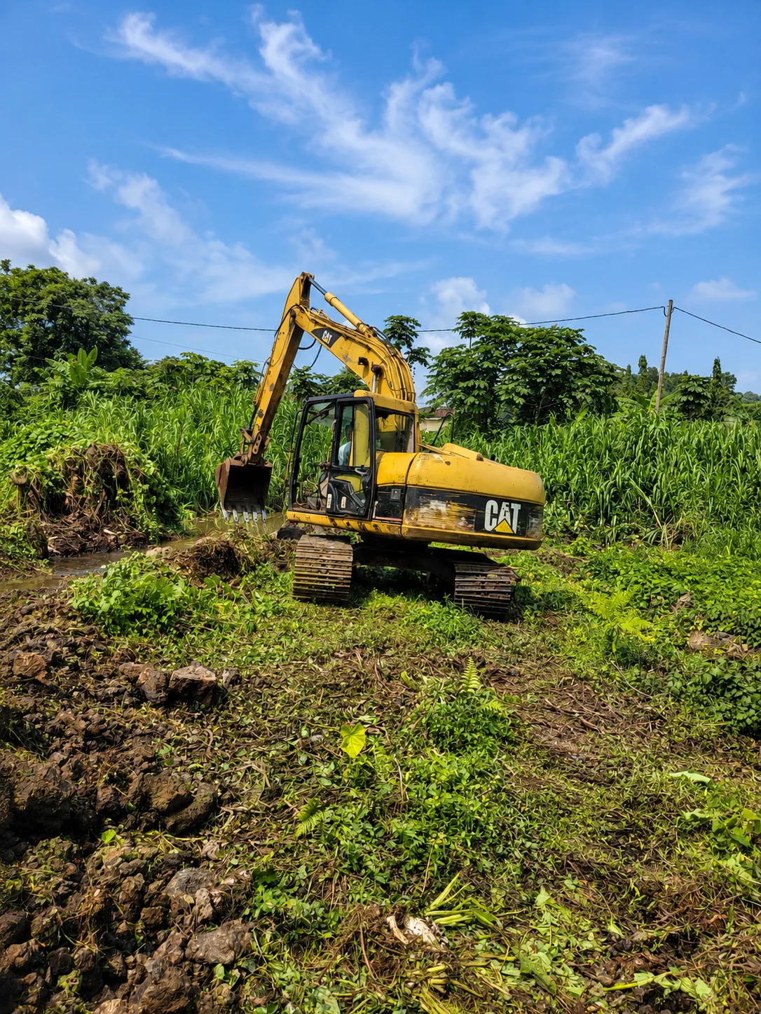 Anye Calvin Landscaping Works project progress